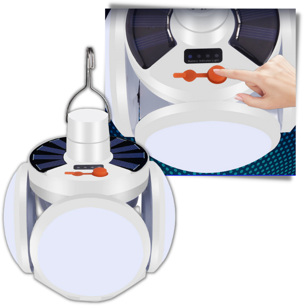 Oppladbar camping LED-lampe