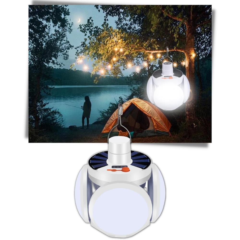 Oppladbar camping LED-lampe