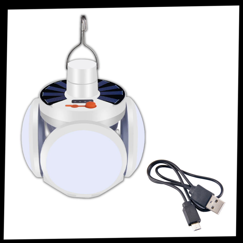 Oppladbar camping LED-lampe