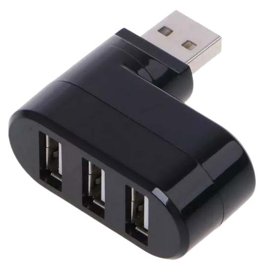 Roterende USB-adapter med flere porter