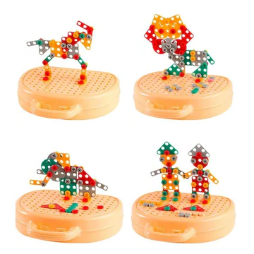 Norvo | Barn Elektrisk Drill Puslespill Verktøykasse