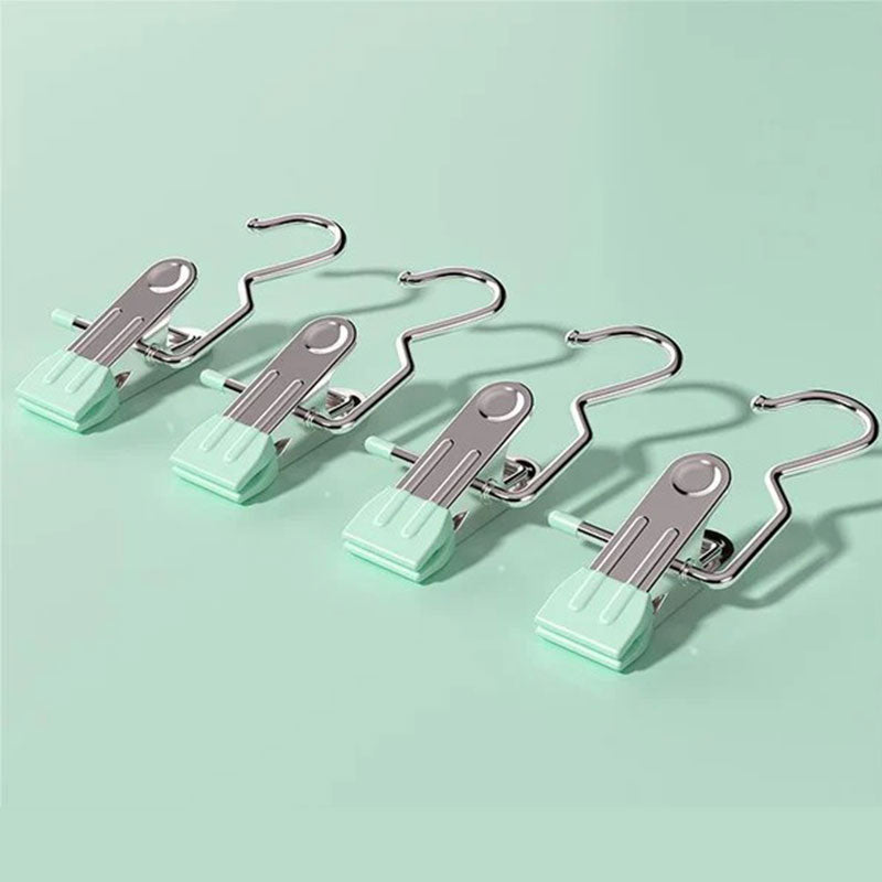 Norvo | Antirust Klem Plassbesparende Klesklype Lue Bukse Oppbevaring Hengende Reise Krok