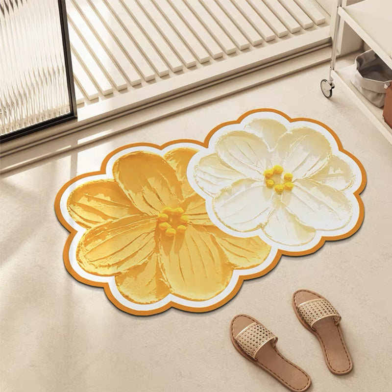 Blomstrete Baderomsgulvmatte | Norvo