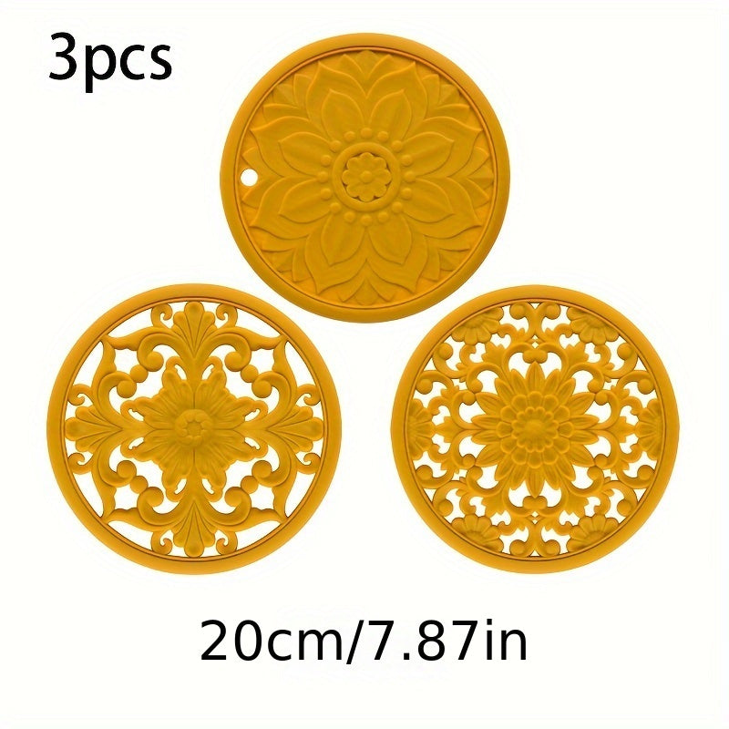 Norvo | Varmeresistent Silikon Gryteunderlag Sett