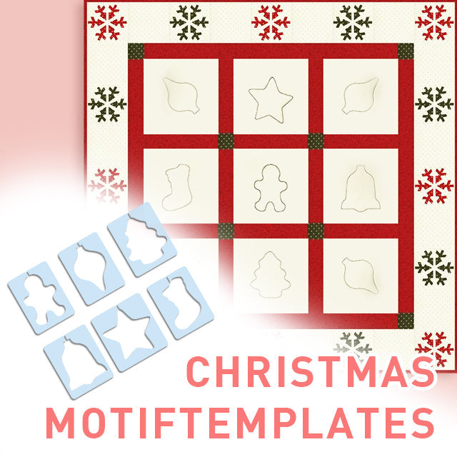 Norvo | Julemotiv Quilt Malsett (6 STL) - Med Instruksjoner