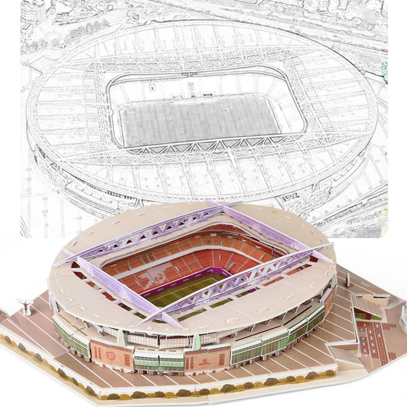 Norvo | 3D Puslespill Fotballstadion