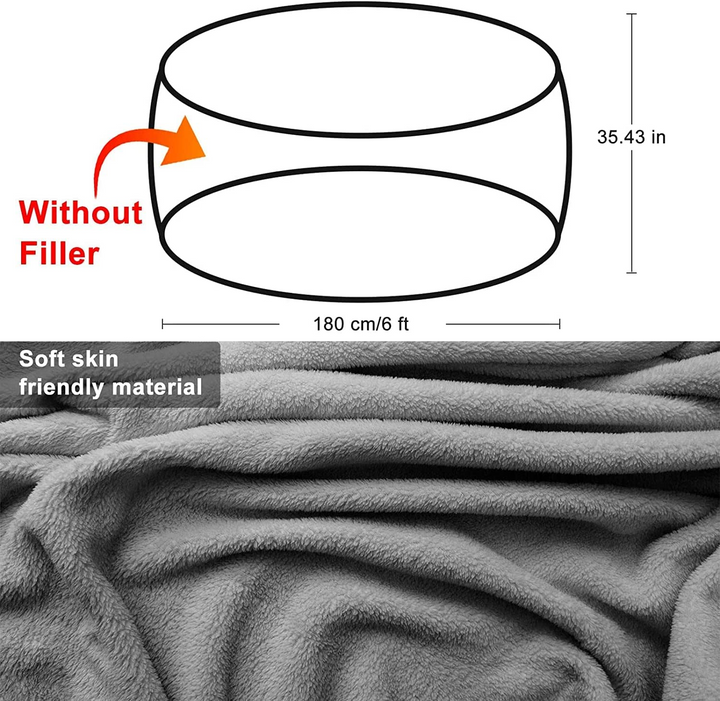 Norvo | Bean Bag Cover 5ft Svart