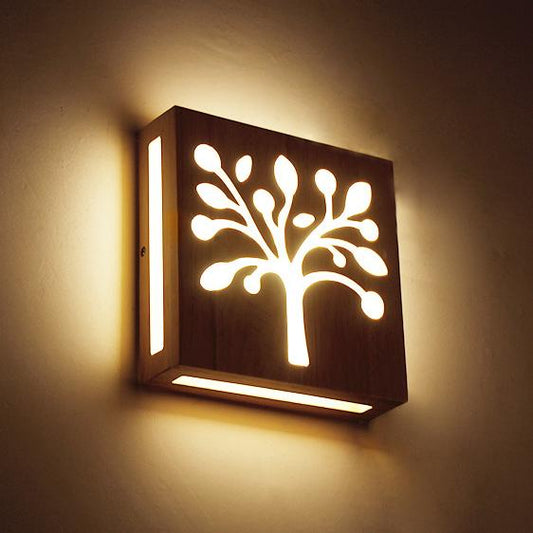 Norvo | Vegglampe - WoodGlow - Elegant LED - Livets essens innendørs utendørs