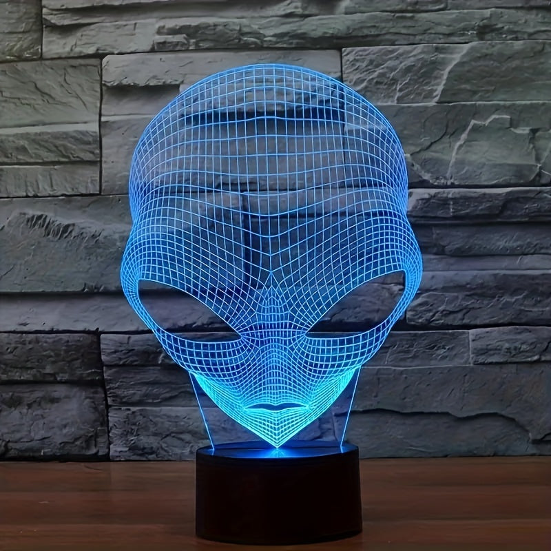 Norvo | AstroLight – 3D-alienlampe med LED fargebelysning og berøringskontroll