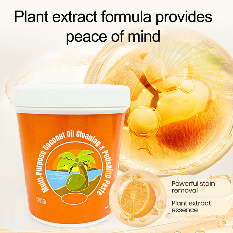 Norvo | Allsidig kokosnøttolje rengjørings- og poleringspasta