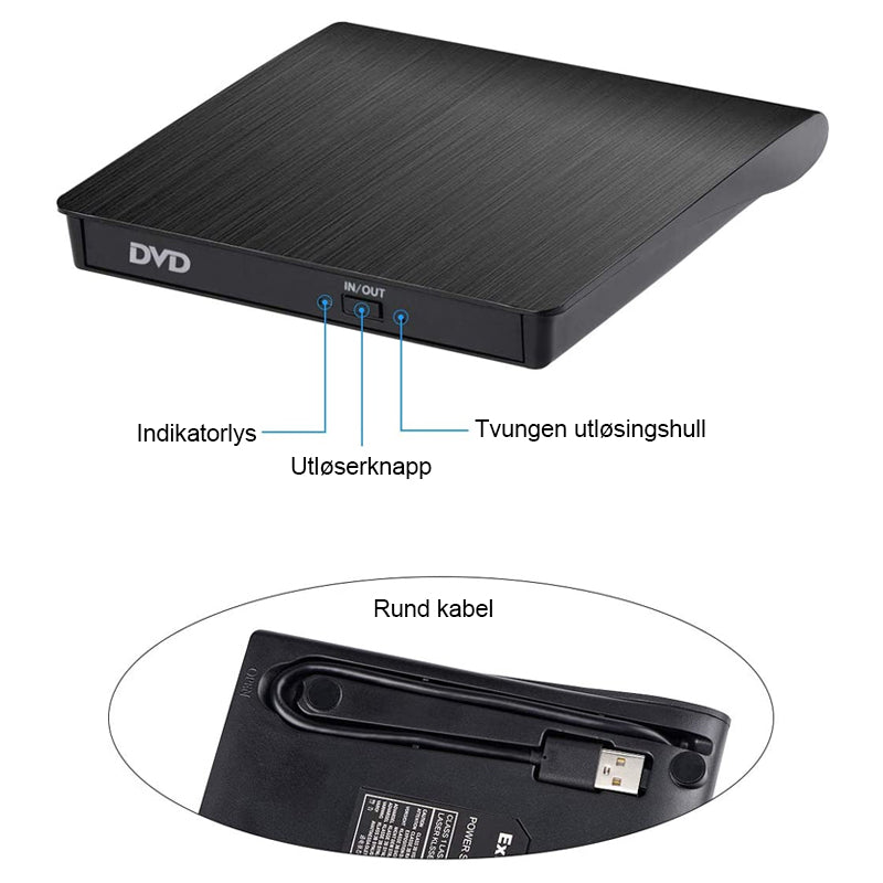 Norvo | Usb Cd-Stasjon