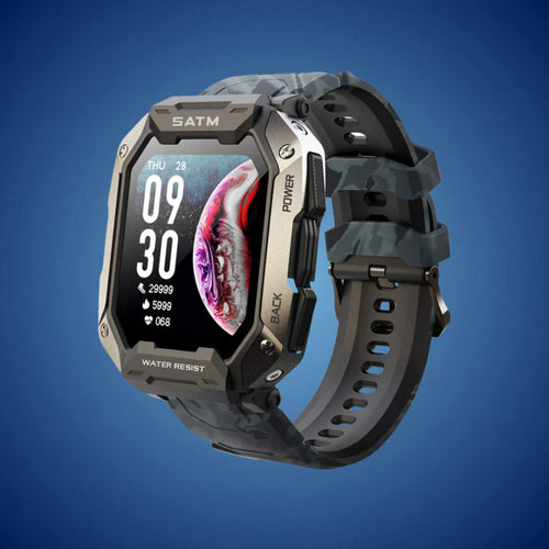 TactiX ARMY Series Smartwatch med militærdesign | Holdbar GPS - Fitness Tracker - for utendørs eventyr - militært personell og taktisk bruk Norvo