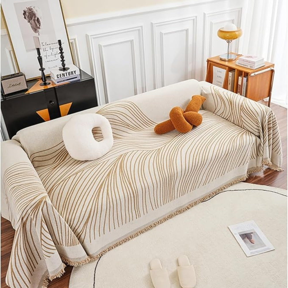 Norvo | Calista Wave Chenille Sofaplagg