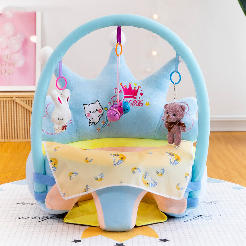 Norvo | Setehjelp for babyer med leke-bue – Myk lærestol for å lære å sitte