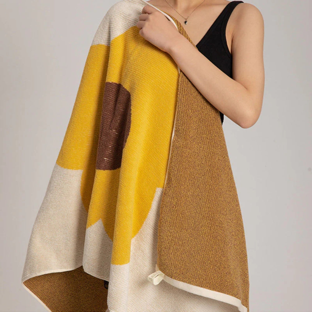 Norvo | Cheerful Floral Print Cotton Bath Towel