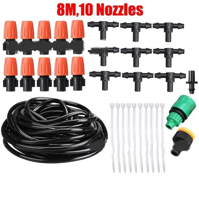 Norvo | Automatisk Vanningssystem Sett – Dryppvanning for Hageplanter