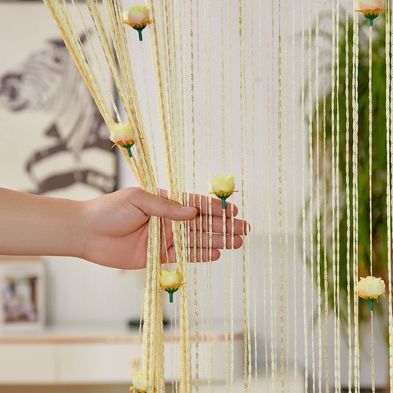 Norvo | Rose Tråd Dør Gardin