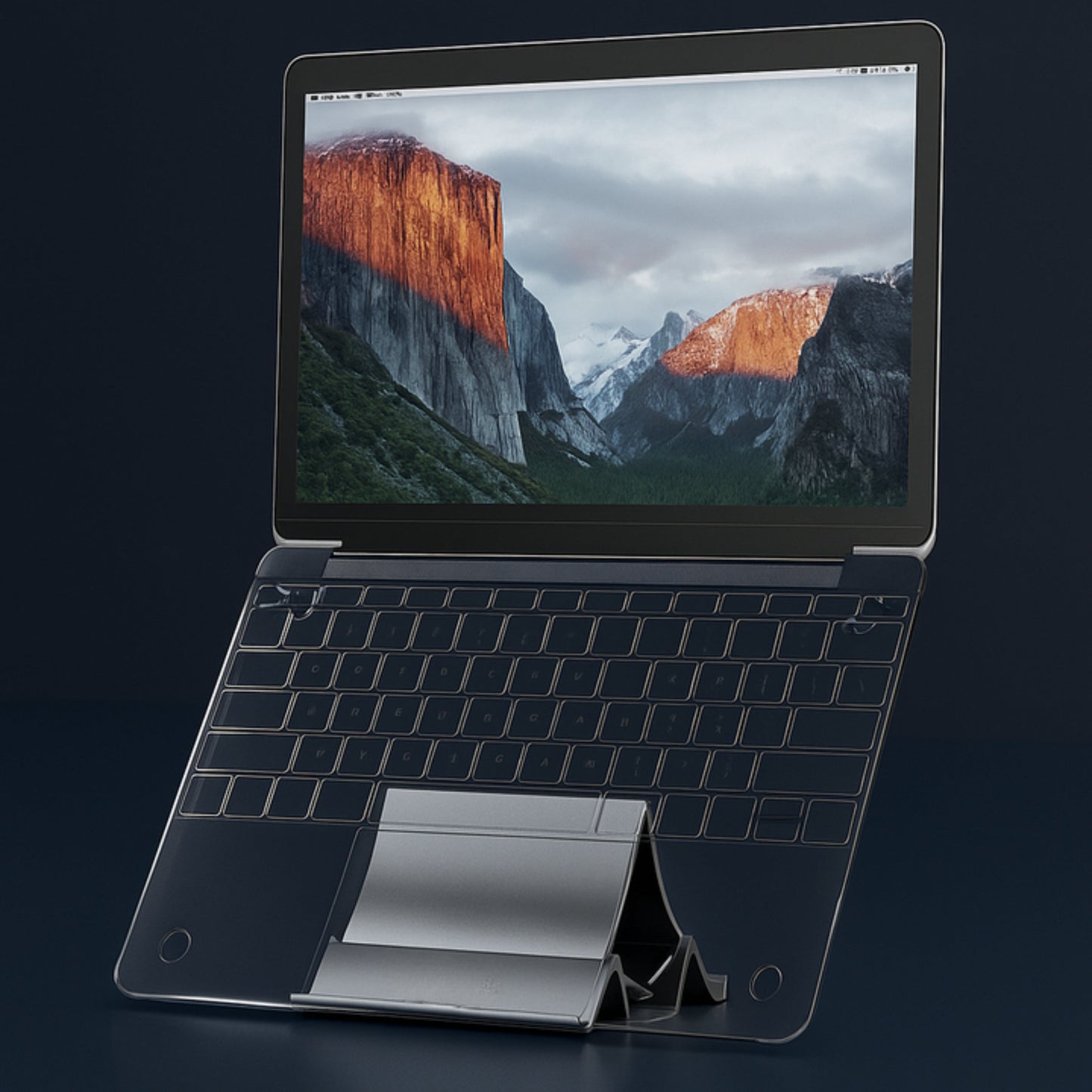 Justerbar aluminiumdesign – Plassbesparende kjøleholdere for arbeidsplasser Norvo