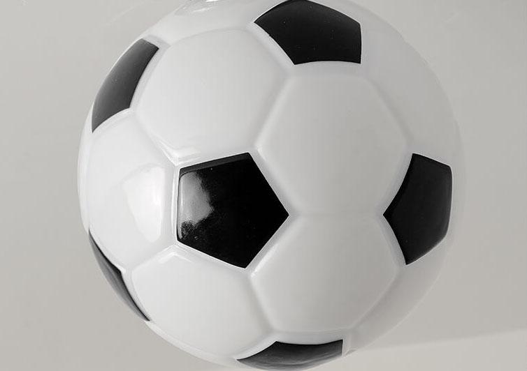 Norvo | SportLume Kreativ Taklampe | Basketball & Fotball Design | Halvmontert | Glasslampe