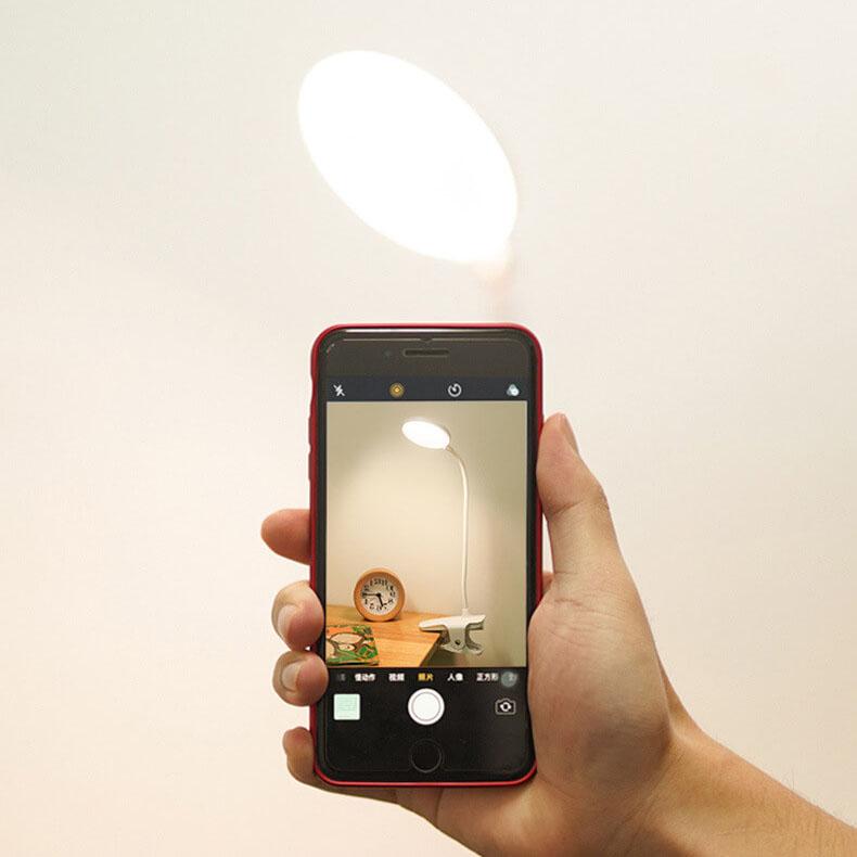 Norvo | Enkel LED Clip Skrivebordlampe Oppladbar Øyebeskyttelse Nattlys