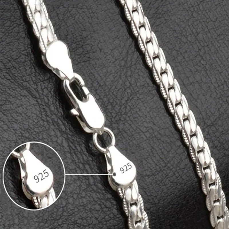 Norvo | Sterling Silver Chain Necklace for Women Elegant Gift