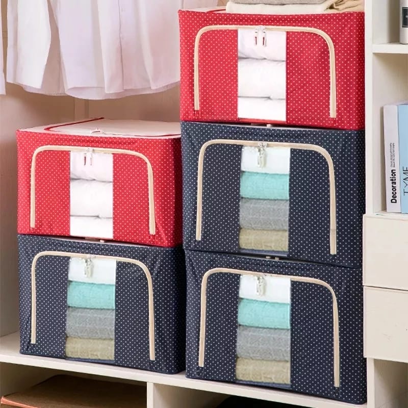 Folding Storage Box For Clothes - 55 Ltr Norvo