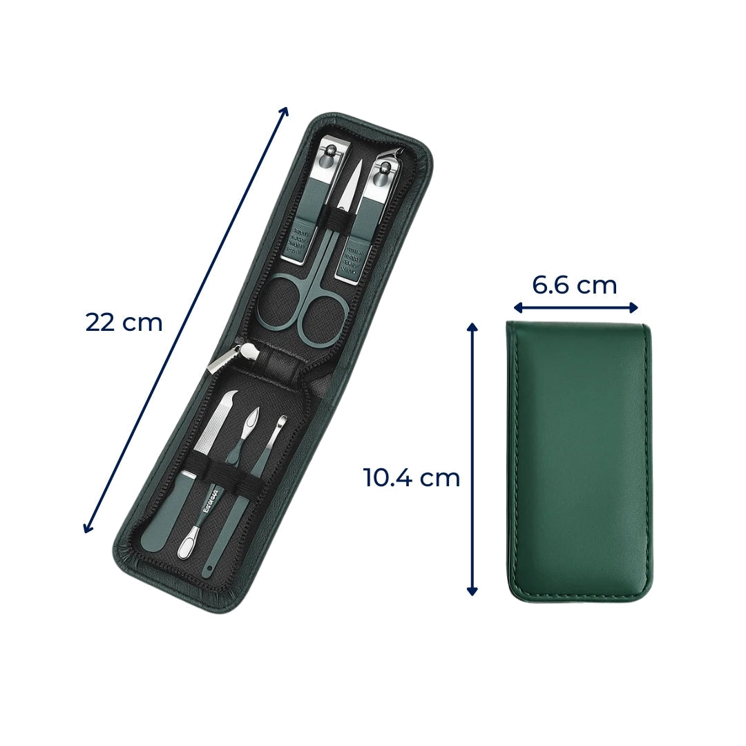 Presise neglet trimming – Holdbart rustfritt stål – Kompakt design – Ideell for reise, hjem og daglig pleie Norvo