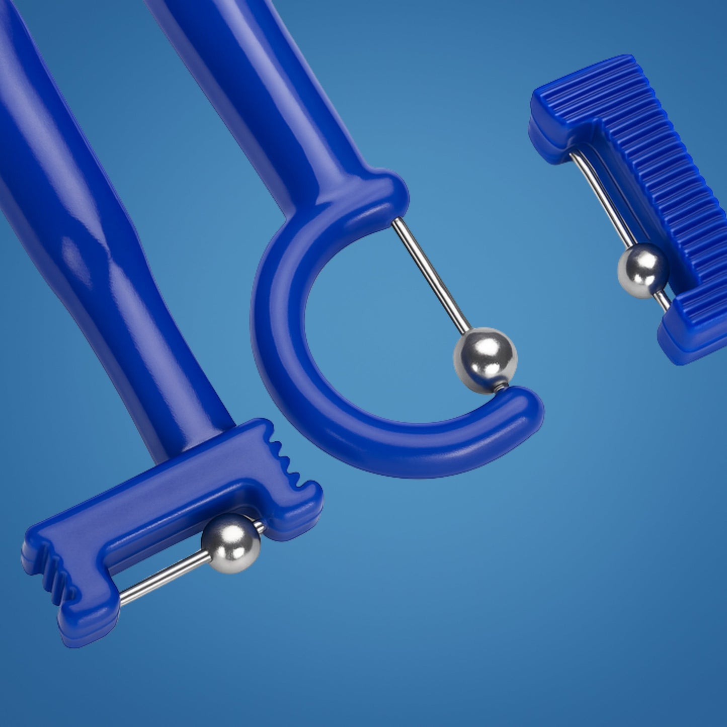 3-delt Zunge Tipps utøver – Non-Slip håndtak – Forbedrer tale & svelging kontroll Norvo