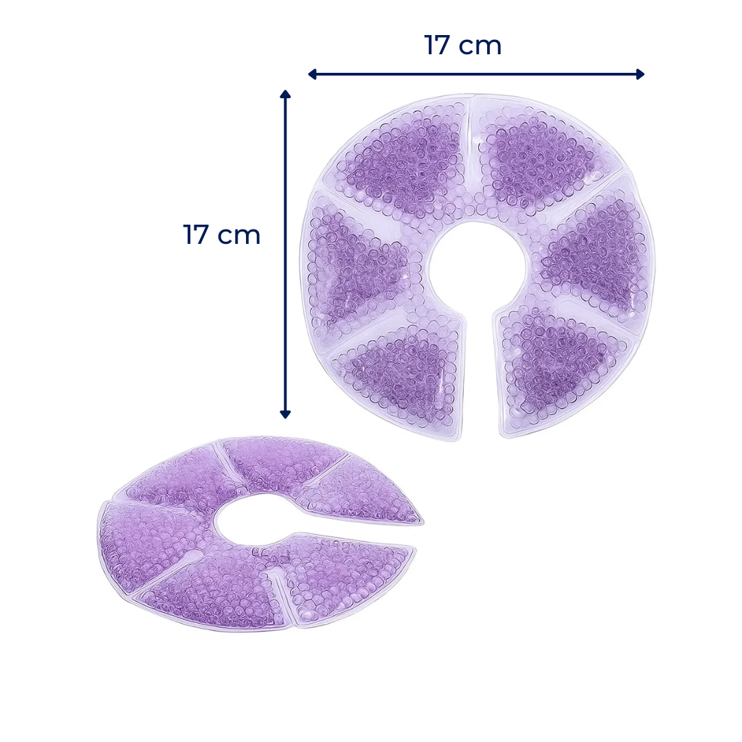 Engorgement Relief – Hot & Cold Contoured Gel Design – Comfort & Pain Relief for Nursing Mums Norvo