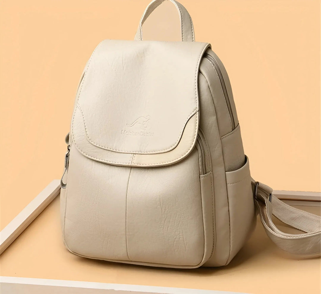 Norvo | Vintage Leather Women's Backpack - Isabella