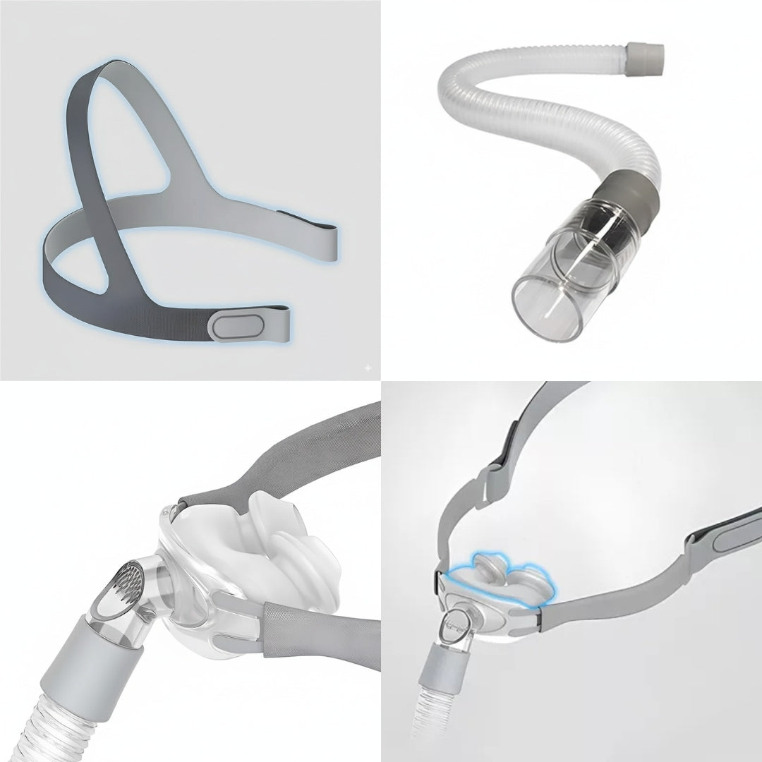 Quiet Sleep – Lettvekts silikon – Side-sovende som søker komfort – Reduserer lekkasjer – Enkel pusteNorvo