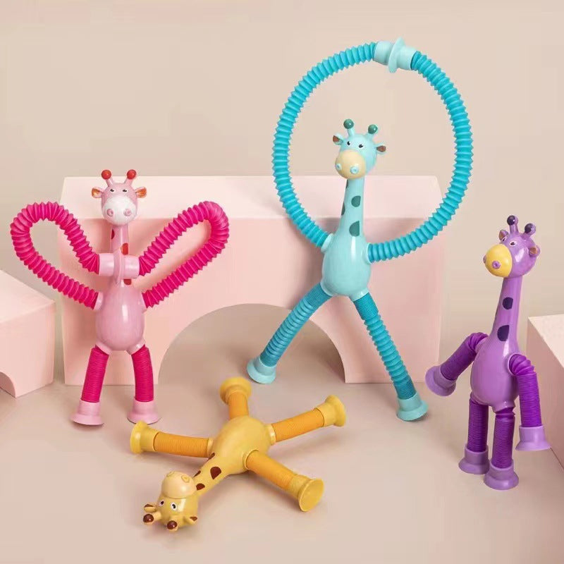 Norvo | Teleskopisk Sugekop Giraff Leketøy
