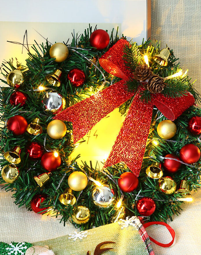 Norvo | Julekrans Greiner Klokker Julelys Snor Dekorasjon Lys