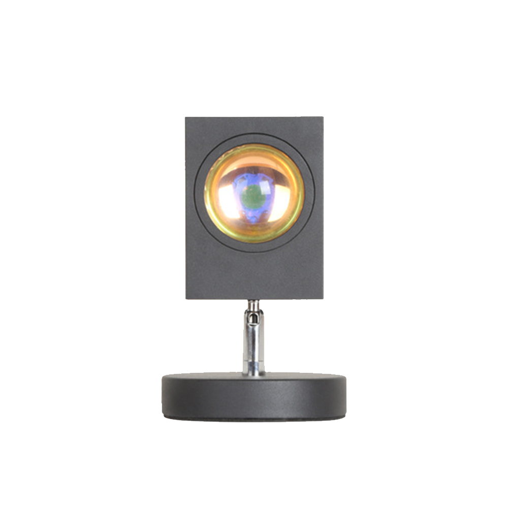 Norvo– Moderne retro bordlampe ved solnedgang med myk atmosfærisk belysning