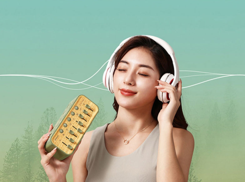 Norvo | Hvit Støy Bluetooth Høyttaler, med Timer & 8 Hvit Støy, for Søvn, Studier og Mer