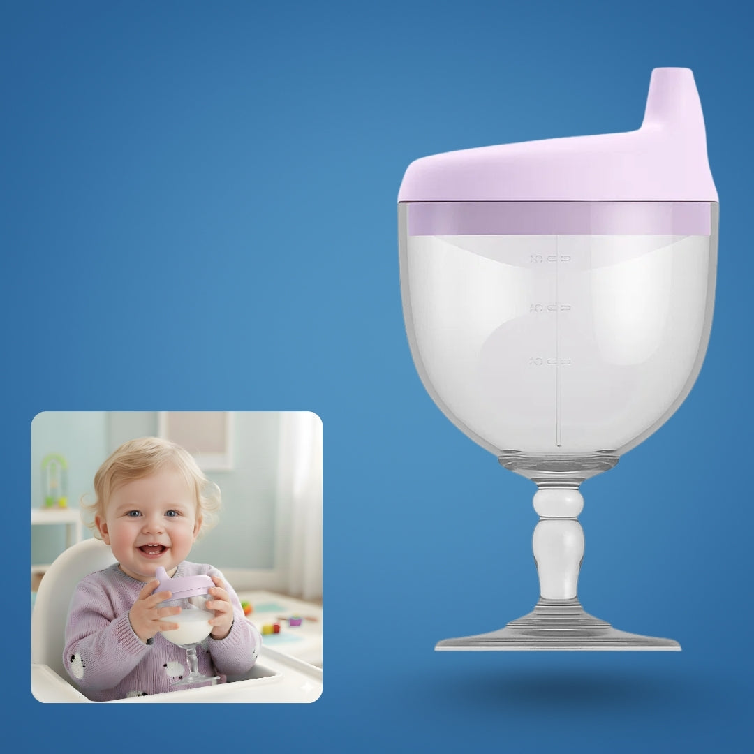 No-Spill Silikone – Easy-Grip Håndtak – Støtter Avvenning – Mess-Fri Drikking for Småbarn Norvo