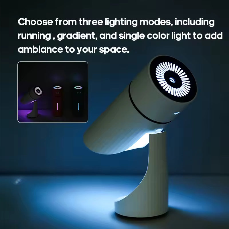 Norvo | Bærbar Reise Luftfukter | Oppladbar, Lett og Perfekt for Reiser