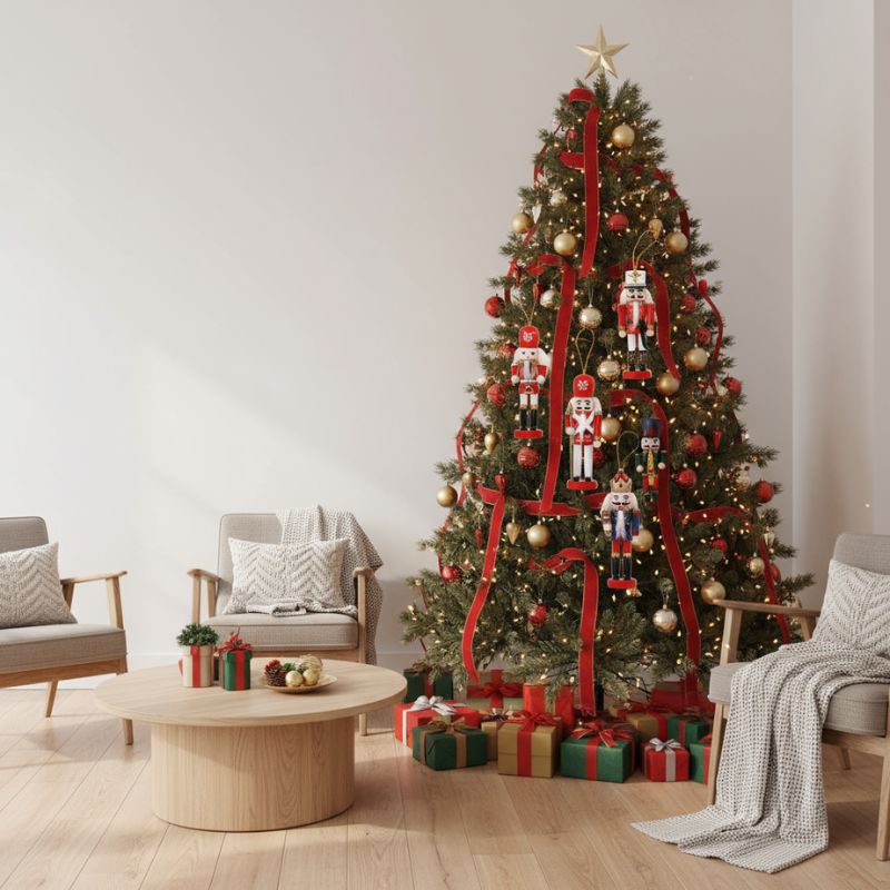 Norvo | MerrySoldier - Henge nøttknacker soldat inspirert dekorasjonssett