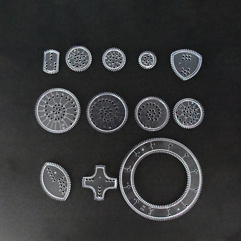 Norvo | SpiralScribe | Oppdag endeløse mønstre - Spirograph linjal for timer med kreativ moro