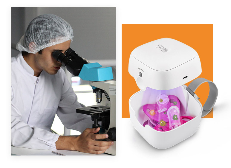 Norvo | Bærbar Smokk Sterilizer – Hygienisk Desinfeksjon for Baby Smokker