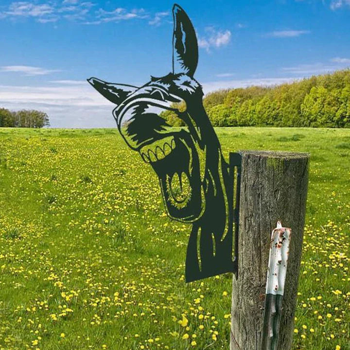 Norvo | Utendørs Hagegård Spionerende Geit Metallkunst Innendørs Dekorasjon