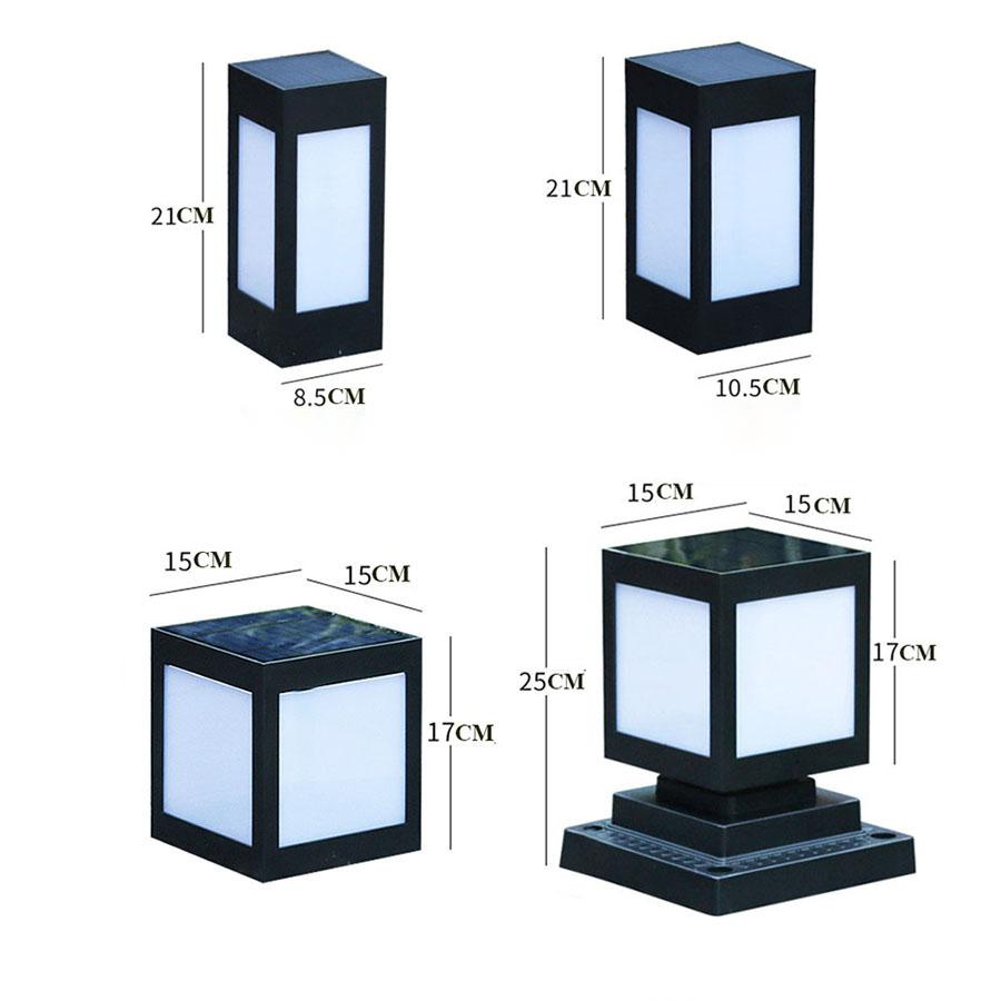 Norvo | Solar LED hage lampe i firkantet design – dekorativ utendørs belysning for stier og terrasse