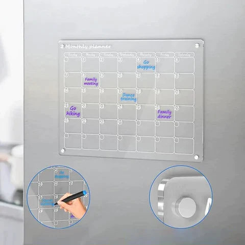 Norvo | Calendly™ - Akryll Magnetisk Kalender Tavle
