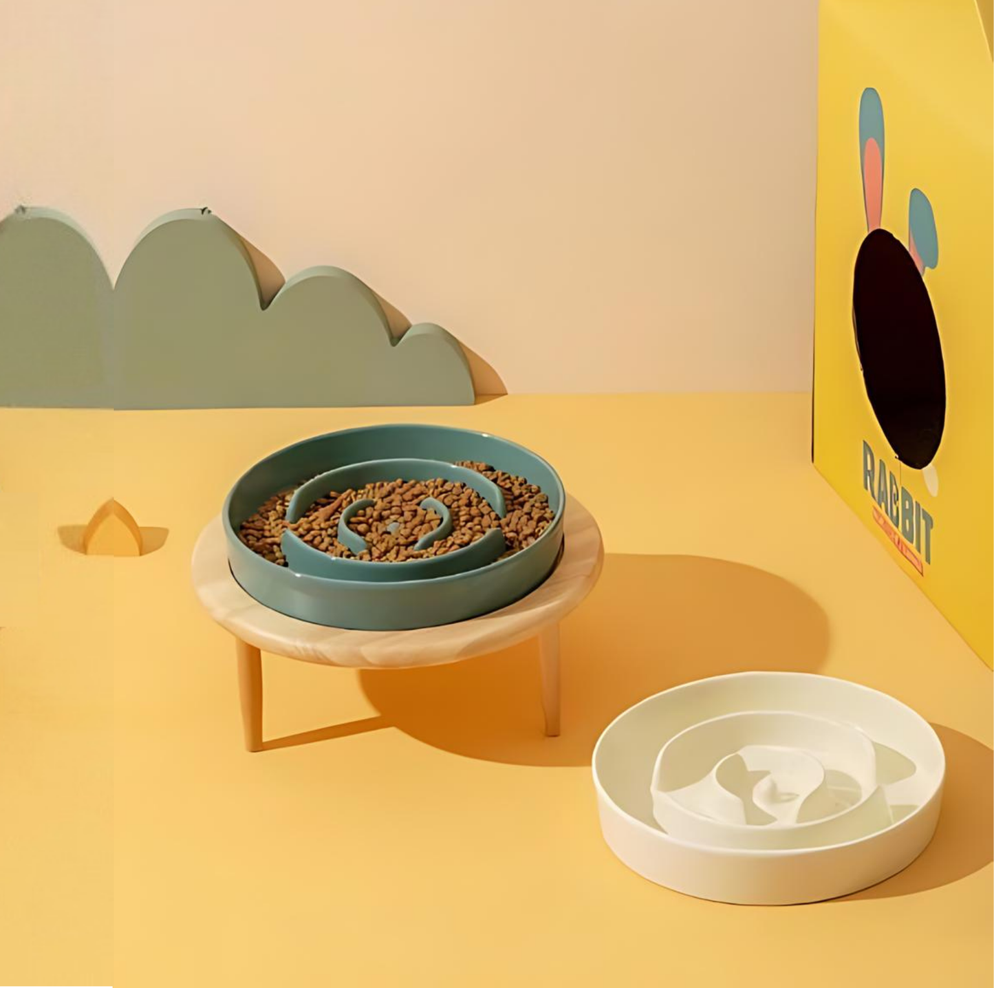 Norvo | SlowCeramic - Elegant Håndlaget Fôrskål for Kjæledyr