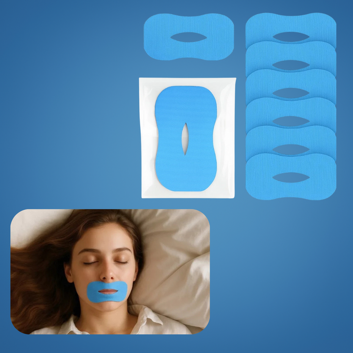 Snorking Munn Tape – Reduksjon av snorking – Hypoallergenisk & Pustende – Forbedre søvnkvalitet & Forebygge tørr munn Norvo