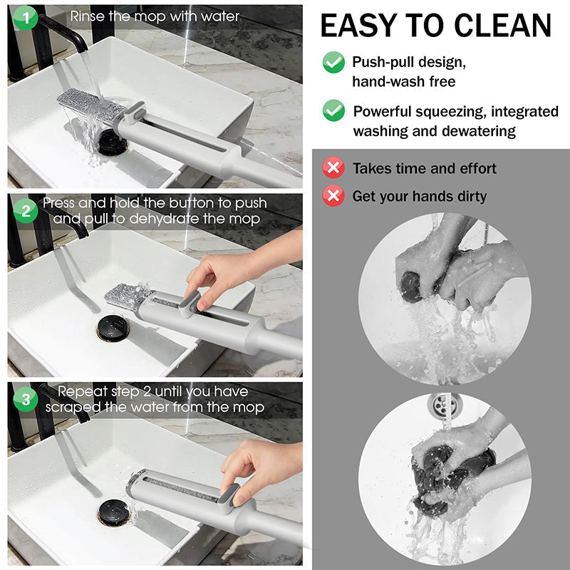 Norvo | Bærbar selvklem mini mopp