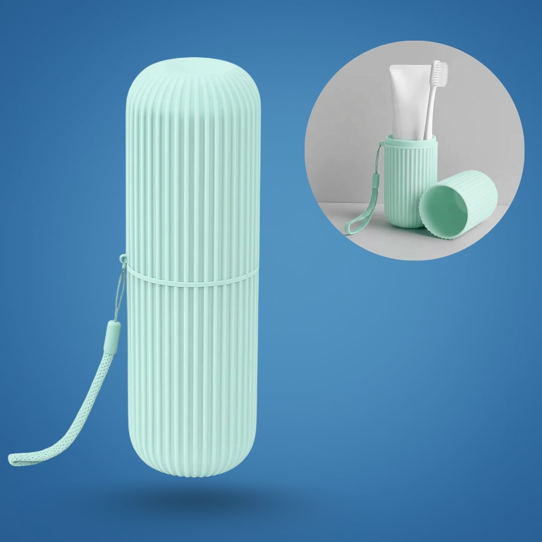 Munnskyllingskopp inkludert – Kompakt støvbestandig design – Hygienisk munnhygiene for reiser og ferier Norvo