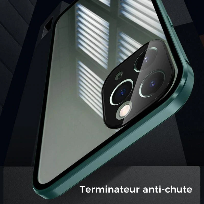 Norvo | Anti-Snooping Herdet Glasset Etui for iphone