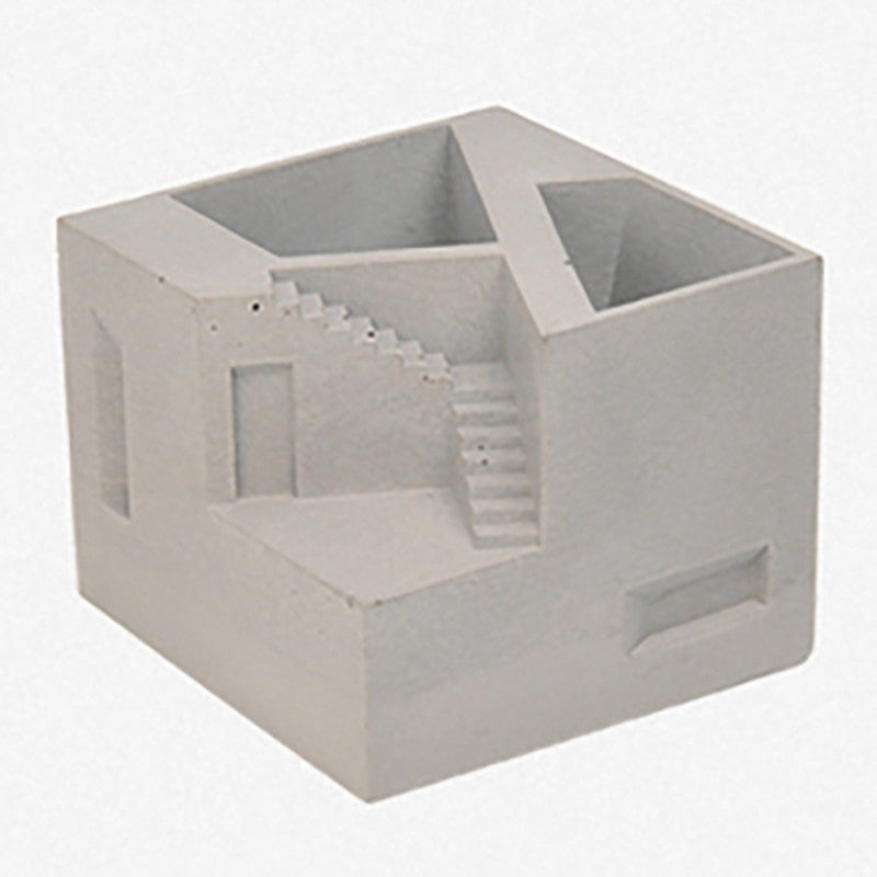 Norvo | Kreativ miniaturbygning pennholder og skriveborddekorasjon, for blyanter, sminkebørster, tannbørster og mer