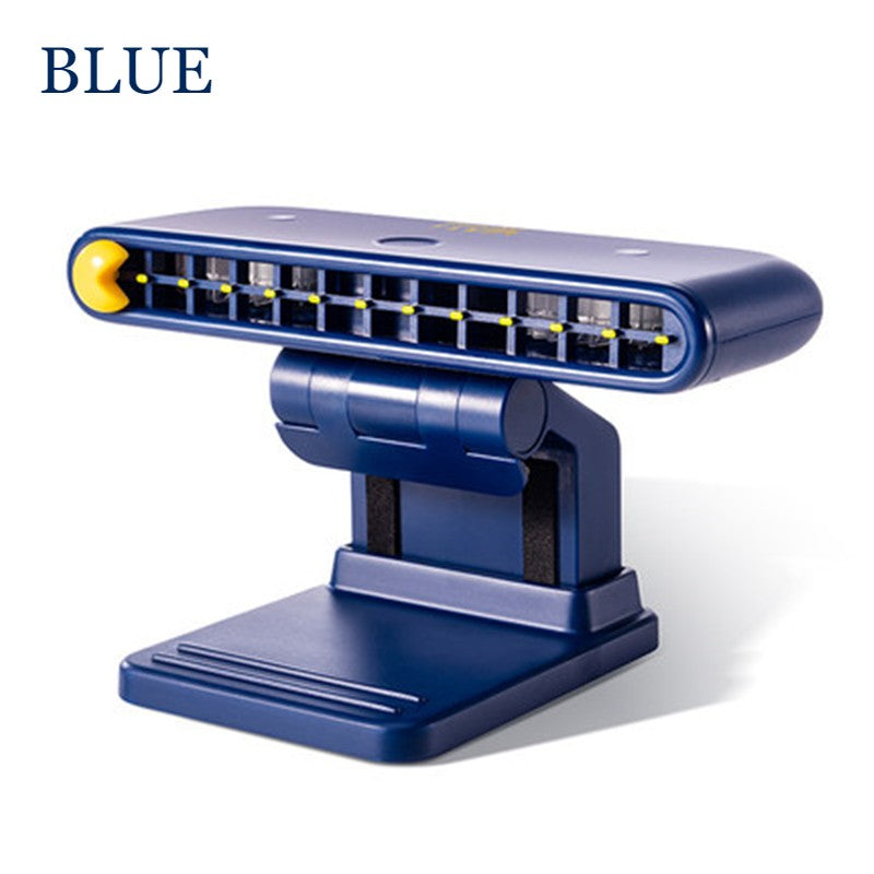 Norvo | Mini Oppladbar Klipsvifte for Dataskjerm, med Telefonholder, Justerbar Vinkel & Vind, for Hjem & Kontor